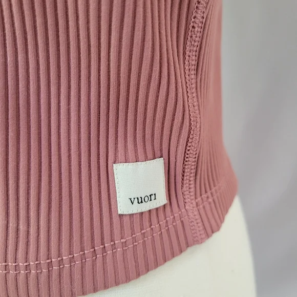 Vuori Women's Rib Crop Tank Top M - Picture 12 of 15